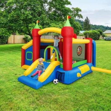 Inflatable children's castle, 100 plastic balls