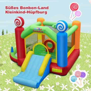 Inflatable trampoline "Candyland", 385 × 245 × 355 cm