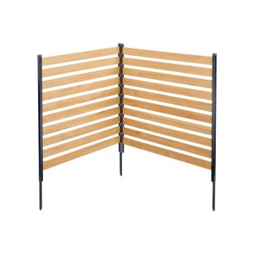 Privātuma žogs VEVOR DUSGD2417, 2 paneļi, 110 × 98,2 × 108,5 cm
