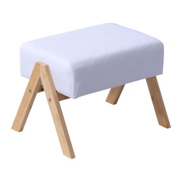 Taburete Relaxdays 10052370_550, Bēša, 40 × 30 × 28 cm