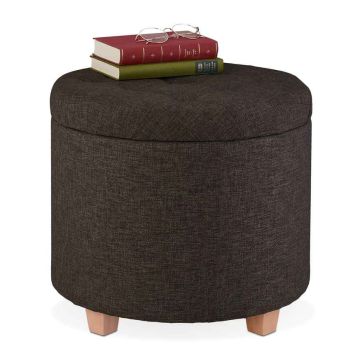 Pufs ar uzglabāšanas kasti Relaxdays 10034409_93, Tilpums aptuveni 40 l