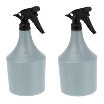 Izsmidzināšanas pudeles Relaxdays, 2 gab., katra 1000 ml, 11 × 25 × 11 cm
