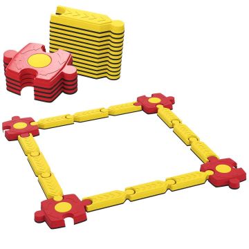 Līdzsvara siju komplekts, 16 segmenti, 166,5 × 166,5 × 7 cm