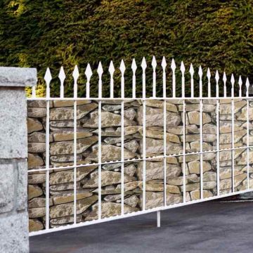 PVC fence panel, 20 clips
