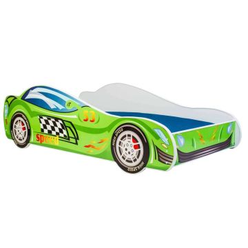Bērnu gulta Car II ar matraci 150 cm x 74 cm x 44 cm, automašīnas ātrums