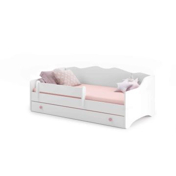 Bērnu gulta Emma ar matraci un atvilktni 164 cm x 85 cm x 70 cm