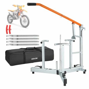 Manuālais motociklu riepu mainītājs VEVOR ZG-CZJ-03, 4 riepu sviras, 830 × 675 × 745 mm