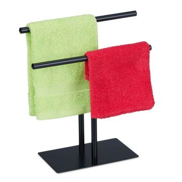Dvieļu žāvētājs Relaxdays, T veida, 28,5 × 32 × 12 cm