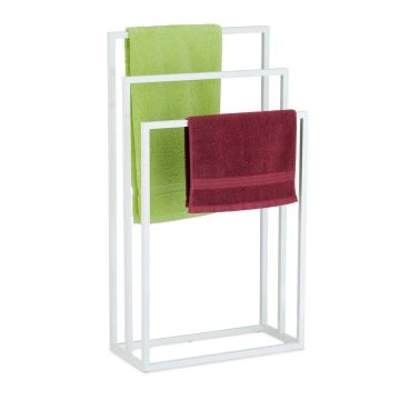Dvieļu statīvs Relaxdays 10043540.0, 3 stangas, 46 × 82,5 × 21 cm
