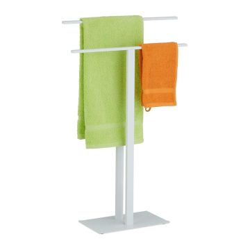 Dvieļu statīvs Relaxdays 10043588.0, 2 rokas, 50 × 82 × 19 cm