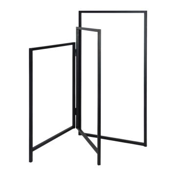 Dvieļu statīvs Relaxdays, 3 salokāmas rokas, 80 × 80 × 44 cm