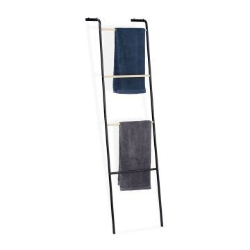 Dvieļu turētājs Relaxdays, 4 pakāpieni, 40 × 160 × 26 cm
