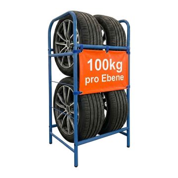 Riepu statīvs Relaxdays 10053172_8716, 4 riepām, 53 × 106 × 43 cm