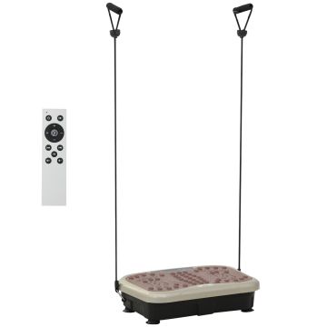 Vibrācijas plate Homcom 54x33x14cm, melnas/kāpas krāsas