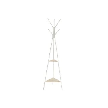Вешалка для одежды 43,5x50x181,6 см., белая/светло-коричневая