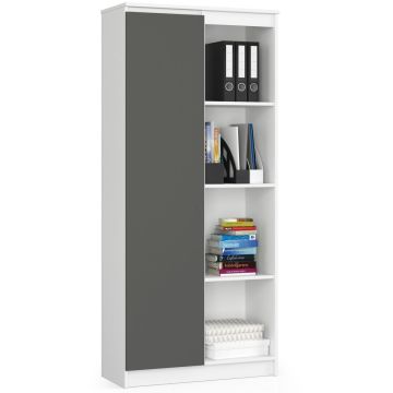 Plaukts NORE R80 CLP, balts/pelēks
