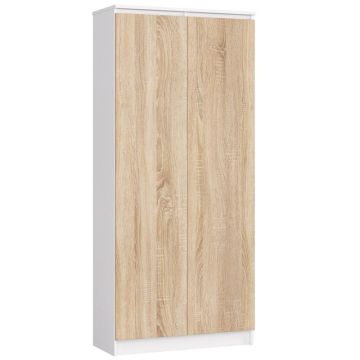 Plaukts NORE CLP R80, balts/ozols