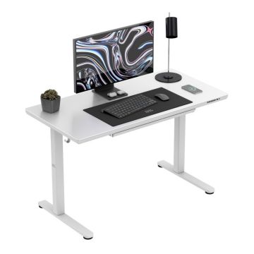 Regulējama augstuma galds Mark Adler Leader 8.5, elektrisks, ar atvilktni, 126 × 69 × 15 cm