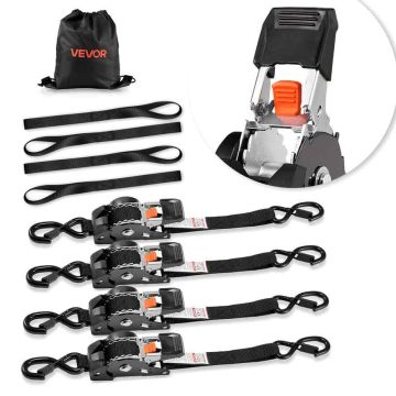 Sprūdrata siksnu komplekts VEVOR JC2501X10G4PCS, 4 gab