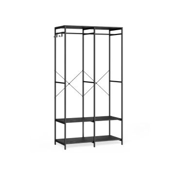 Открытый шкаф 40x94,5x180см., черный