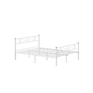 Каркас кровати 207,6x161,8x86,4см., белый