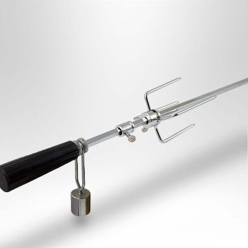 Elektriskais rotējošais iesms grilēšanai, 131 cm.
