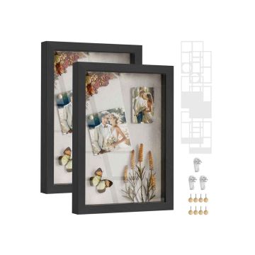 Комплект из 2 фоторамок 36,5х26 см, черные