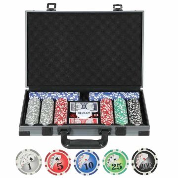 Pokeru komplekts Sportnow, dažādās krāsās