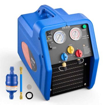 Установка для сбора хладагента VEVOR RR24L, 1 л. с., 220 В, 50 Гц, 43 × 25 × 34,5 см