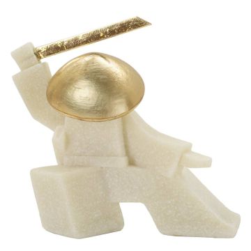Samuraja statuete Samurai Oda Quarzy B, 19 × 18 × 8 cm