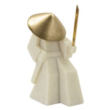 Samuraja statuete Samurai Toku Quarzy -B-, 14 × 24,5 × 9 cm