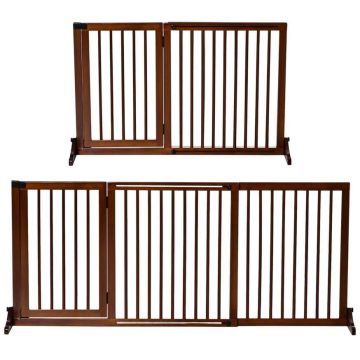Вольер для собак PawHut 166x36x71см, коричневого цвета