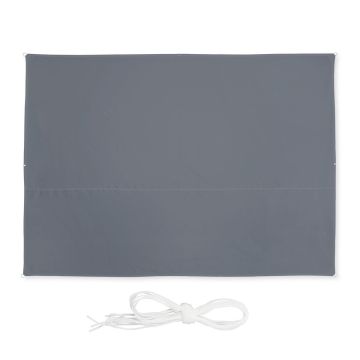 Saules nojume Relaxdays, taisnstūrveida, Pelēka, 250 × 350 cm