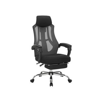 Biroja krēsls OBN056B01, melns/pelēks