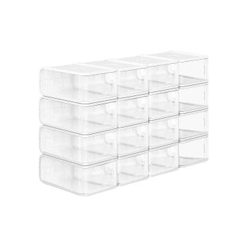 Набор из 16 коробок для обуви, 21,5 x 32,5 x 13,5 см