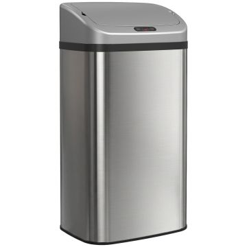 Sensoru atkritumu urna Aosom, 48 l, 33 × 69 × 25 cm