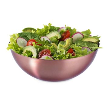 Servēšanas bļoda Relaxdays, L izmērs, 1 gab, Vara, Ø 23,5 × 9 cm