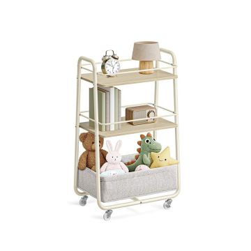 Serving trolley VASAGLE LILEA, 3-tier, 43 × 81 × 30 cm