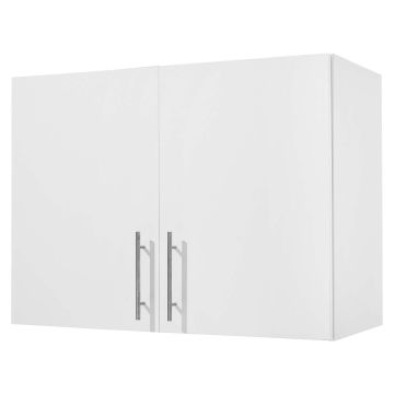 Pie sienas montējams virtuves skapītis VEVOR XYFG-05, 2 durvis, Balta, 81,3 × 61 × 40,6 cm