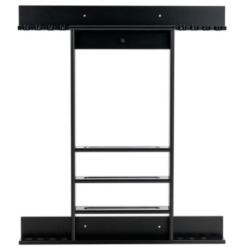 Sieninis biliardo lazdelių stovas, 8 lazdoms, 78,74 × 91,44 × 7,62 cm