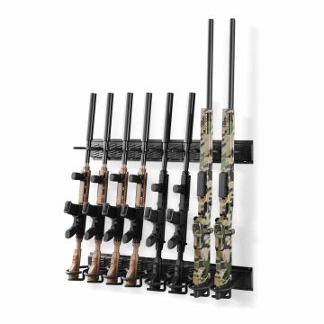 Настенный оружейный стеллаж VEVOR RF-SN-019D, 8 мест, 43 × 14 × 33 см
