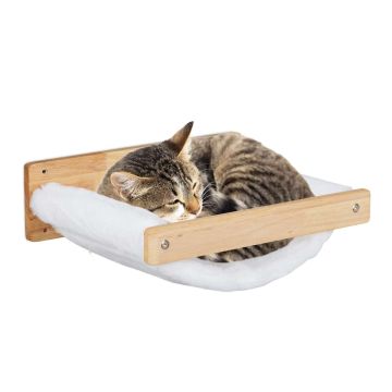 Pie sienas stiprināma kaķu gulta Relaxdays 10050960.0, 39,5 × 17 × 32,5 cm