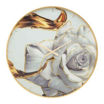 Настенные часы Glass Rose, Ø 80 × 5 см