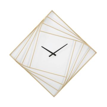 Wall clock GOLDY LINE, 85 × 85 × 6 cm