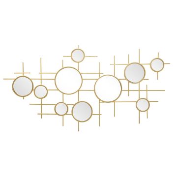 Sienas spogulis Mauro Ferretti 0660340000, 3 spoguļi, 117 × 61 × 4,5 cm