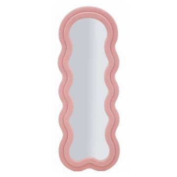 Wall mirror Teddy, Pink, 60 × 160 × 4 cm