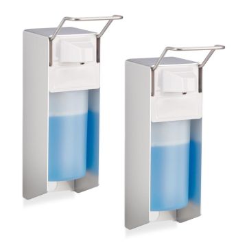 Sienas dozatoru komplekts Relaxdays, 2 gab., 500 ml, 28 × 8 × 15 cm