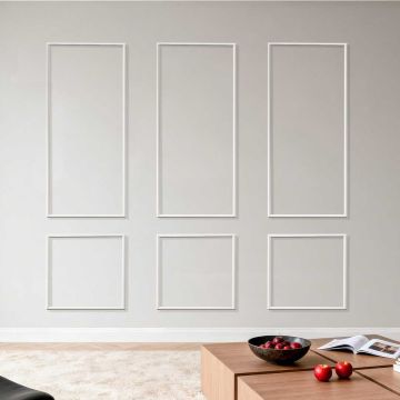 Комплект настенных панелей VEVOR JX36#-L1920, 3 шт, белый, 61 × 137 + 61 × 61 см