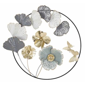 Sienas dekoratīvais panelis CAMPUR ROUND, 78,5 × 74 × 5 cm