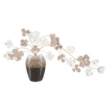Sienas dekoratīvais panelis VASE NEW, 87,5 × 46 × 6 cm